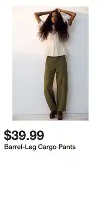 H&M Barrel-Leg Cargo Pants offer