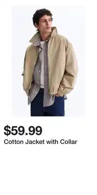 H&M Cotton Jacket with Collar offer
