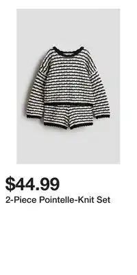 H&M 2-Piece Pointelle-Knit Set offer