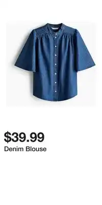 H&M Denim Blouse offer