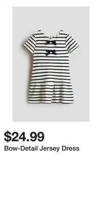 H&M Bow-Detail Jersey Dress offer