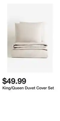 H&M King/Queen Duvet Cover Set offer