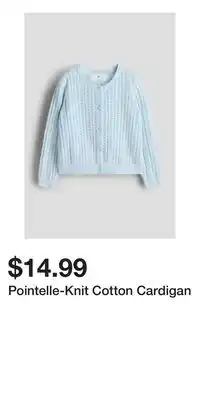 H&M Pointelle-Knit Cotton Cardigan offer