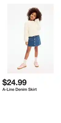 H&M A-Line Denim Skirt offer