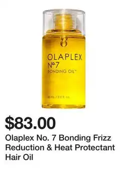 Sephora Olaplex No. 7 Bonding Frizz Reduction & Heat Protectant Hair Oil offer
