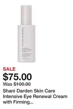 Sephora Shani Darden Skin Care Intensive Eye Renewal Cream with Firming Peptides offer