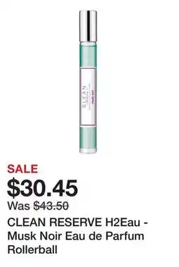 Sephora CLEAN RESERVE H2Eau - Musk Noir Eau de Parfum Rollerball offer