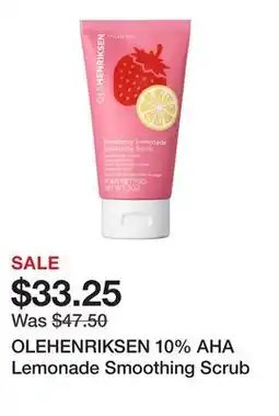 Sephora OLEHENRIKSEN 10% AHA Lemonade Smoothing Scrub​ offer