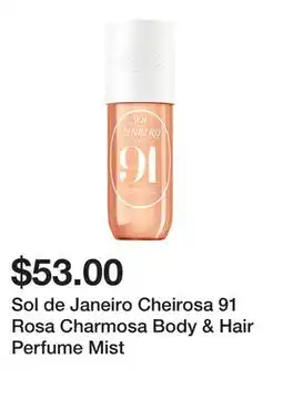 Sephora Sol de Janeiro Cheirosa 91 Rosa Charmosa Body & Hair Perfume Mist offer