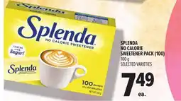 Metro SPLENDA NO CALORIE SWEETENER PACK offer