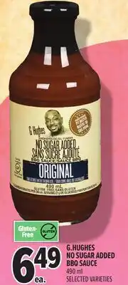 Metro G. HUGHES NO SUGAR ADDED BBQ SAUCE offer