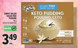 Metro SIMPLY DELISH SUGAR FREE PUDDING offer