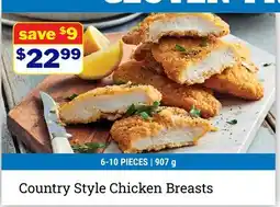 M & M Food Market Country Style Chicken Breasts offer
