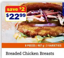 M & M Food Market Breaded Chicken Breasts offer