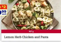 M & M Food Market Lemon Herb Chicken and Pasta offer