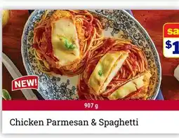 M & M Food Market Chicken Parmesan & Spaghetti offer
