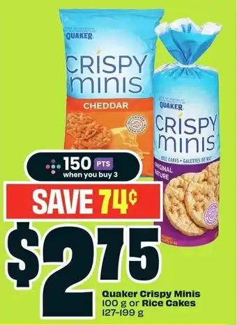 FreshCo Quaker Crispy Minis offer