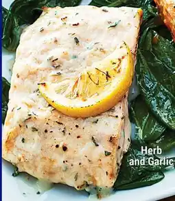 M & M Food Market Herb and Garlic Pink Salmon in Sauce offer