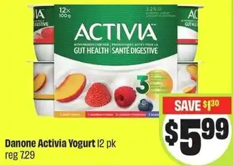 FreshCo Danone Activia Yogurt offer