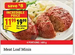 M & M Food Market Meat Loaf Minis offer