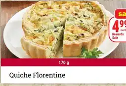 M & M Food Market Quiche Florentine offer