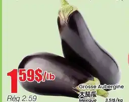 Btrust Supermarket Grosse Aubergine offer