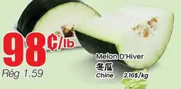 Btrust Supermarket Melon D'Hiver offer