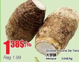 Btrust Supermarket Grosse Racine De Taro offer