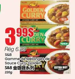 Btrust Supermarket S&B Gamme de Mélanges de Sauce Curry Golden offer