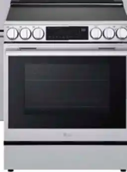 The Brick LG 6.3 Cu. Ft. Smart Induction Slide-In Range with Air Fry - LSIL6336XE offer