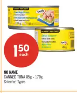Shoppers Drug Mart NO NAME CANNED TUNA offer