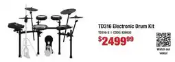 Long & McQuade TD316 ELECTRONIC DRUM KIT offer