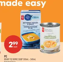 Shoppers Drug Mart PC READY TO SERVE SOUP offer