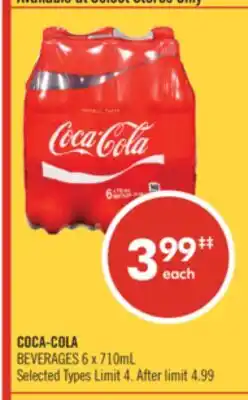 Shoppers Drug Mart COCA-COLA BEVERAGES offer