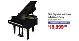 Long & McQuade Roland GP-9 Digital Grand Piano - Polished Ebony offer