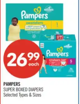 Shoppers Drug Mart PAMPERS SUPER BOXED DIAPERS offer