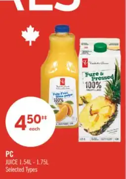 Shoppers Drug Mart PC JUICE offer