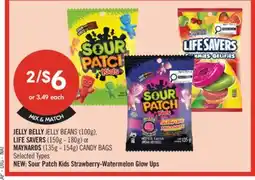 Shoppers Drug Mart JELLY BELLY (125g - 200g) or MAYNARDS (315g - 355g) Candy Bags offer