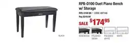 Long & McQuade DUET PIANO BENCH W/STORAGE offer
