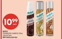 Shoppers Drug Mart BATISTE PREMIUM DRY SHAMPOO offer