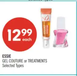 Shoppers Drug Mart ESSIE GEL COUTURE or TREATMENTS offer