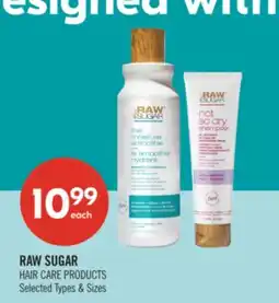 Shoppers Drug Mart RAW SUGAR HAIR CARE PRODUCTS offer
