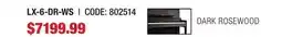 Long & McQuade Roland LX6 Digital Piano with Stand - Dark Rosewood offer