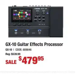 Long & McQuade GX-10 GUITAR EFFECTS PROCESSOR offer