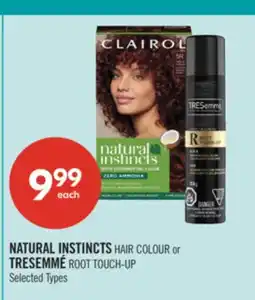 Shoppers Drug Mart NATURAL INSTINCTS HAIR COLOUR or TRESEMMÉ ROOT TOUCH-UP offer