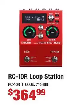 Long & McQuade RC-10R LOOP STATION offer
