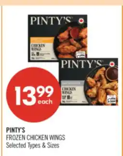 Shoppers Drug Mart PINTY'S FROZEN CHICKEN WINGS offer