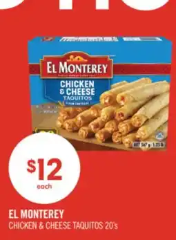 Shoppers Drug Mart EL MONTEREY CHICKEN & CHEESE TAQUITOS offer