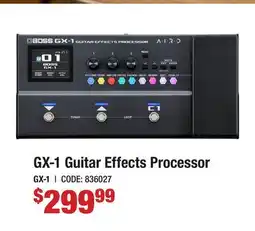 Long & McQuade BOSS GX-1 Guitar Effects Processor offer