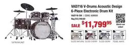 Long & McQuade VAD716 V-DRUMS ACOUSTIC DESIGN 6-PIECE ELECTRONIC DRUM KIT offer